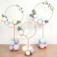 thumbnail image 4 of Efavormart 4Ft | Gold Balloon Column With Hoop Flower Pillar Stand, Metal Arch Table Centerpiece – Height Adjustable, 4 of 9