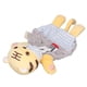 thumbnail image 5 of Manta De Seguridad De Felpa Para Bebé, Manta De Seguridad Para Bebés Con Peluche Masticable, Sonido De Campana Con Mordedores Para Dormir EOTVIA Gris, 5 of 8