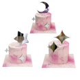 thumbnail image 4 of Moon Stars Party Cake Topper Decorations, Wedding Cake Topper Decor, Birthday Party Supplies, A, 4 of 4