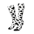 thumbnail image 2 of Cow Spots Print Knee High Socks for Women Long Leg Warmers Socks, 2 of 7