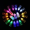 thumbnail image 2 of Luces LED de colores para globos, lámparas de bola que brillan en la oscuridad, minilinterna de papel para decoración de Halloween y Navidad, 100 piezas/50 piezas, 2 of 4