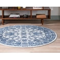thumbnail image 3 of Rugs.com Boston Collection Rug – 8 Ft Round Ivory Low-Pile Rug Perfect For Kitchens, Dining Rooms, 3 of 9