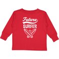thumbnail image 3 of Inktastic Surfing Future Surfer Boys or Girls Long Sleeve Toddler T-Shirt, 3 of 5