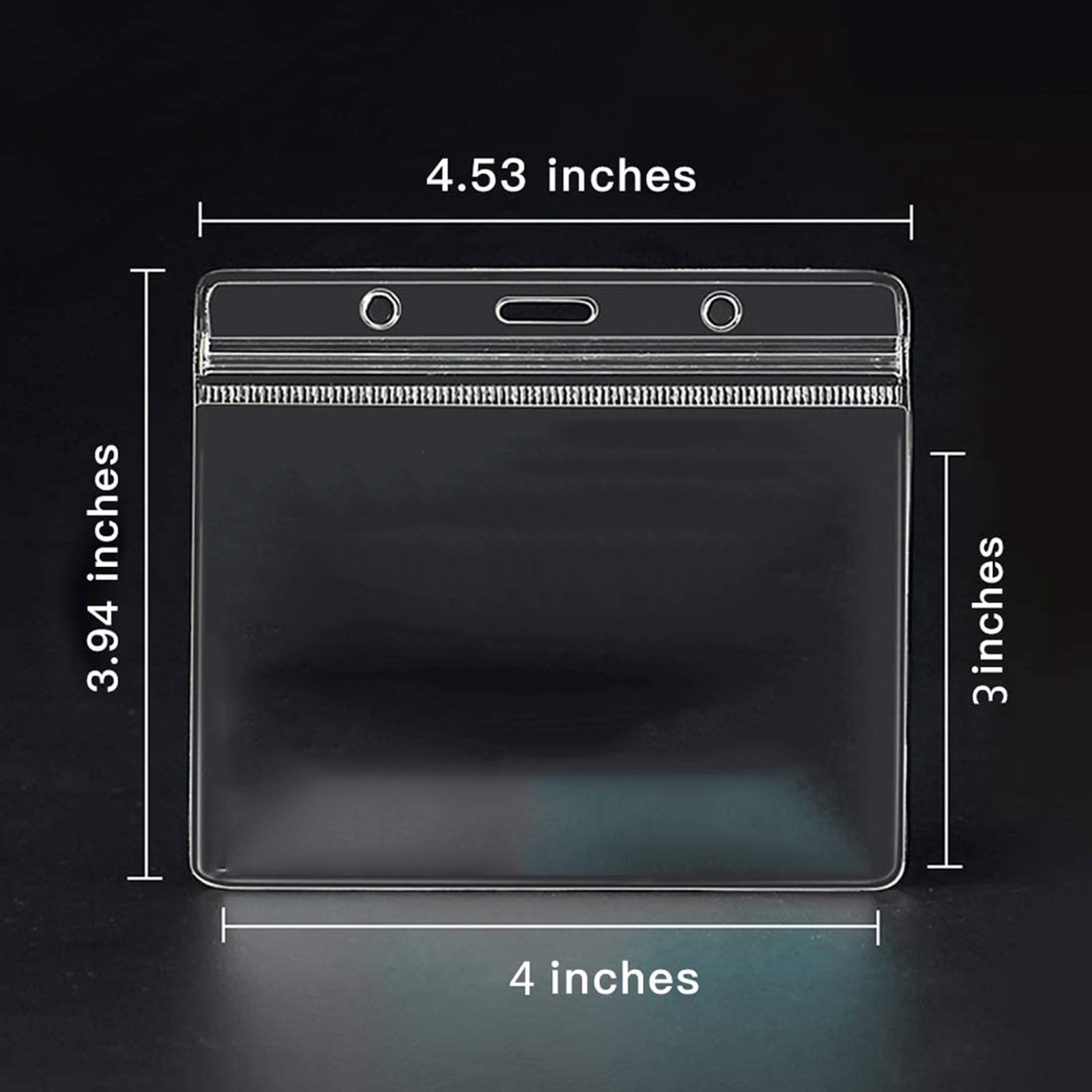 plastic card sleeves walmart 20 PCS Card Sleeves Protector, Clear Plastic Sleeve with Clip, Reusable,  for Sports Card, Trading Card, Vaccination Cards, and Badges