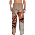 thumbnail image 3 of Daiia Coffee Beans Chocolate Splash Men's Sleep Pant with Pockets and Drawstring,Pajama Pants-Large, 3 of 9