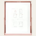 thumbnail image 3 of Unique Bargains Polished Metal Glass Picture Frames for Photo and Poster Gold 5x7", 3 of 5