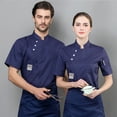 thumbnail image 2 of Ropa de chef Ropa de otoño e invierno de manga larga Ropa de trabajo de catering para hoteles para hombres y mujeres Ropa de trabajo de pastelero Ropa de trabajo de cocina trasera Uniforme, 2 of 6