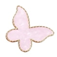 thumbnail image 1 of Paleta de Arte de Uñas Anillos Paleta de Mezcla de Colores de Pintura Jinwen Forma de Mariposa Rosa, 1 of 8