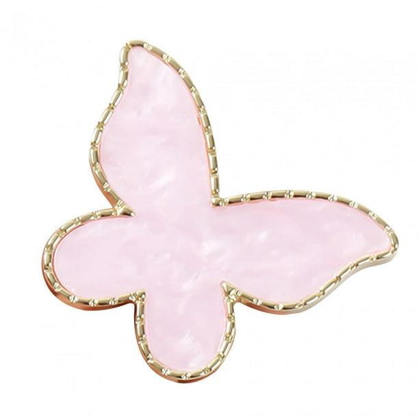 Paleta de arte de uñas Yuyangstore Bandeja de mezcla de esmalte de gel con anillos de Paleta para decoración Rosa