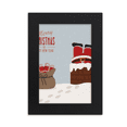thumbnail image 1 of mas Santa Claus New Year Desktop Photo Frame Picture Display Art Painting Exhibit, 1 of 3
