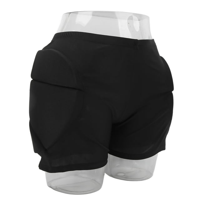 Shorts de Protection, Protecteur de Hanches Confortable en EVA Respirant pour Ski Planche à Roulettes Bleu, Noir