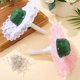 thumbnail image 4 of Juego de 4 porta ramos con envoltura de flores artificiales, soporte para ramos con asa floral para bodas, 4 of 6
