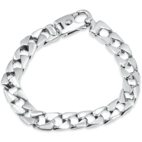 Pompeii Men's Link 14k Gold (50gram) or Platinum (81gram) 10.5mm Bracelet 9.5" (,)