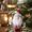 B, variant on GWAAMB Colorful Fabric Foam Christmas Ornament, 6.69in Hanging Pendant for Xmas Tree Holiday Decor (A)