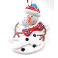 thumbnail image 4 of Kurt Adler Melting Snowman Clay Dough Holiday Ornaments Set of 3, 4 of 4