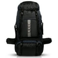 thumbnail image 2 of 65L Camping Hiking Backpack Water Resistant Large Outdoor Travel Backpack for Men & Women, Navy, 006, 2 of 10