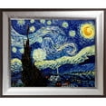 thumbnail image 2 of La Pastiche Vincent Van Gogh 'Starry Night' Hand Painted Oil Reproduction, 2 of 5