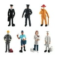 thumbnail image 2 of 7Pcs Set Decorative Colorful Miniature Figurines Hand Painted Funny Accessories, 2 of 7