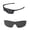 Black - Polarized, variant on Walleva Titanium Polarized Replacement Lenses for Oakley EVZero Pitch Sunglasses