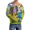 thumbnail image 6 of Adventure Time Jake The Dog Mens Womens Novelty Hoodie 3D Print Pullover Hooded Long Sleeve Sweatshirts Tops Blouse with Pocket, 6 of 8
