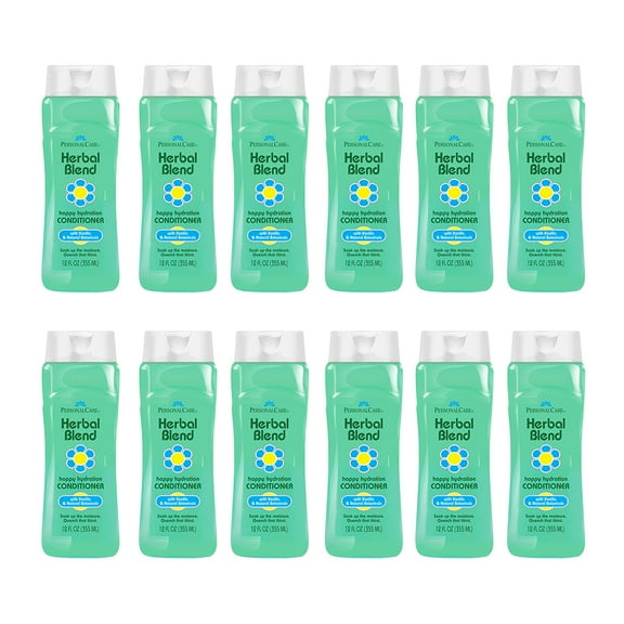 Personal Care Herbal Blend Happy Hydration Conditioner. Made with Vanilla, Natural Botanicals and Vitamin E. 12 oz. Pack of 12
