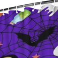 thumbnail image 3 of Halloween Purple Spider Web Pattern Shower Curtain 72"x84" ,Bathroom Decorative Shower Curtains Set with 12 Hooks,Modern Waterproof Washable Shower Curtain, 3 of 6
