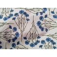 thumbnail image 4 of oneOone Cotton Cambric White Fabric Leaves & Flowers Floral Quilting Supplies Print Sewing Fabric By The Yard 56 Inch Wide, 4 of 4