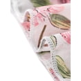 thumbnail image 5 of Unique Bargains Robe Mini à Manches Longues à Volants Floraux pour Femmes, Col Smocké, Superposée, Blanche TG, 5 of 5