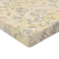 thumbnail image 4 of Ambesonne Floral Design Fitted Sheet, Vintage Cottagecore, Queen Size, Champagne Purpleblue, 4 of 5
