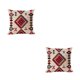 thumbnail image 2 of Naiovety Throw Pillow Covers Funda de almohada étnica Funda de forma cuadrada Sofá Cama Coche Sala de estar Cojines Fundas 45x45cm tipo 3 2piezas, 2 of 6