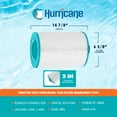 thumbnail image 3 of Hurricane 3 Pack HF6H960-01 Advanced Pool and Spa Filter Cartridge Replacement, 3 of 9