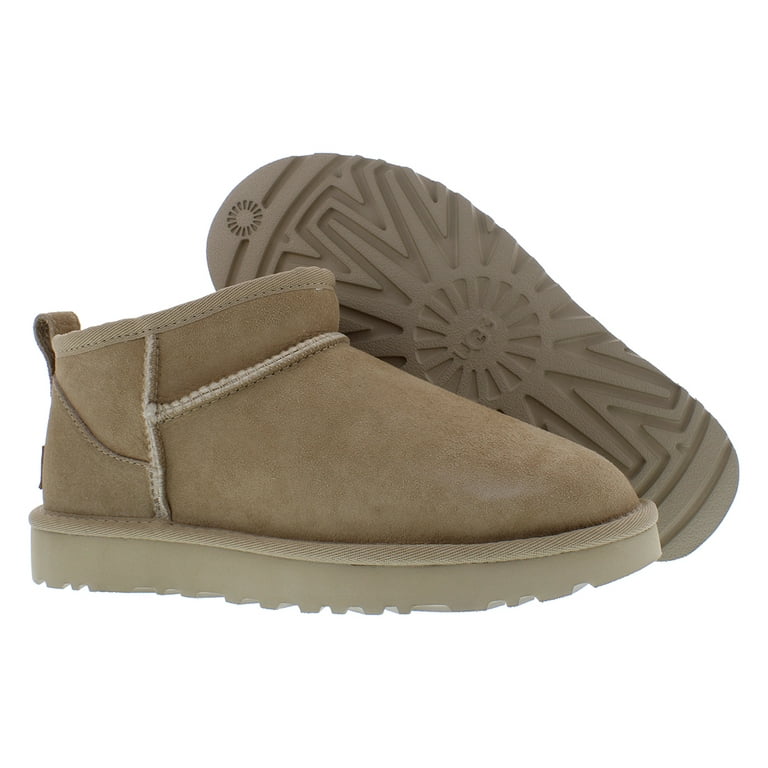 UGG Classic Ultra Mini Boot Womens Shoes Size 9, Color: Sand