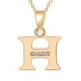 thumbnail image 1 of DPTALR Collier Pendentif Chaîne avec Nom en Anglais pour Femmes, Cadeau, 26 Lettres, 1 of 1