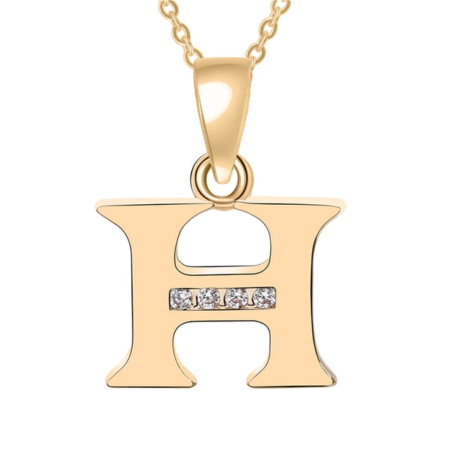 Xihbxyly Collar con Colgante de Cadena con 26 Letras y Nombre En Inglés para Mujer