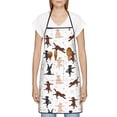 thumbnail image 3 of Fuzoiu Yoga Labrador Retriever Print Kitchen Cooking Aprons,Kitchen Cooking BBQ Aprons,Chef Apron with 2 Pockets for Men Women,Art Aprons for Painting Pottery Ceramics, 3 of 7