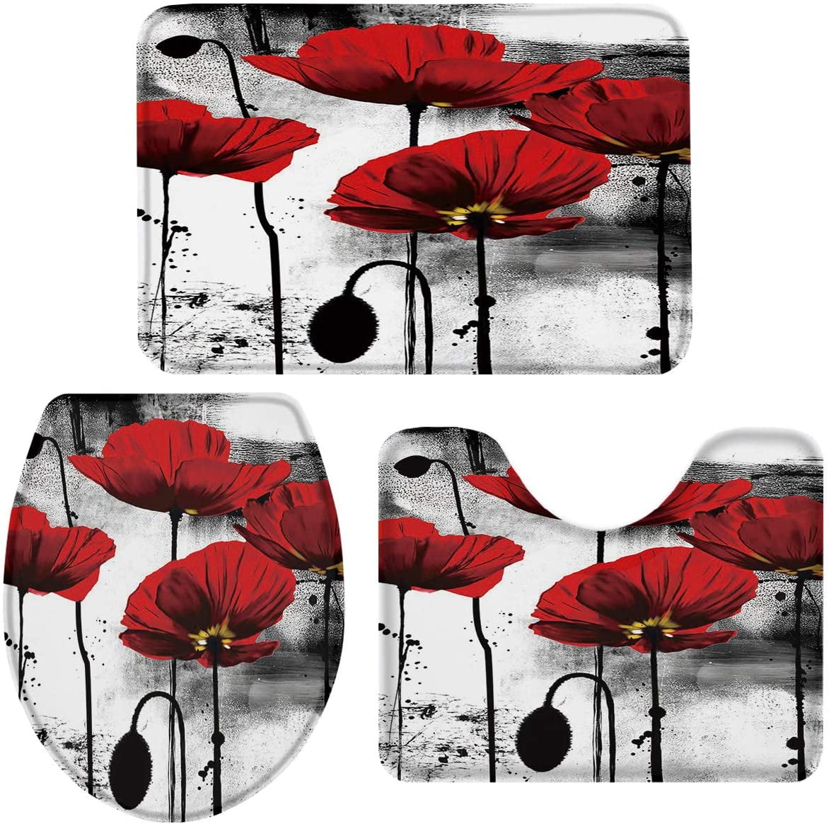 Poppy Field Purple Poppies Butterflies Area Rug Rugs Carpet Indoor Outdoor Home Decor Floor Rug 4 x 5 Feet Non Slip Floor Mat Doormats for Living Room Bedroom Poppy Field Purple Poppies Butterflies Area Rug Rugs Carpet Indoor Outdoor Home Decor Floor Rug 4 x 5 Feet Non Slip Floor Mat Doormats for Living Room Bedroom