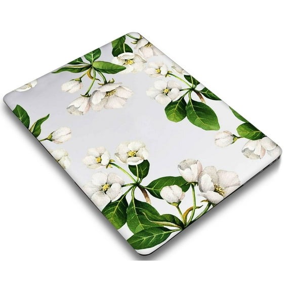 KSK KAISHEK Plastic Hard Shell Cover for 2022.0 Released MacBook Air 13.6" Touch ID + Black Keyboard Cover Model: A2681 Flowers 127_1