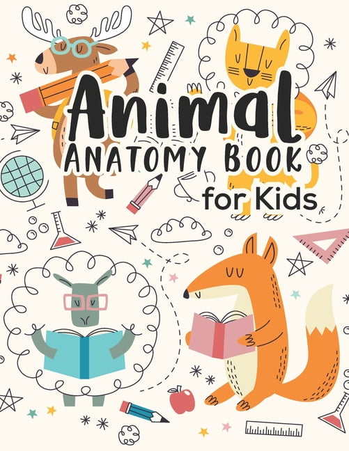 Animal Anatomy book for kids Veterinary Physiology Animals Workbook