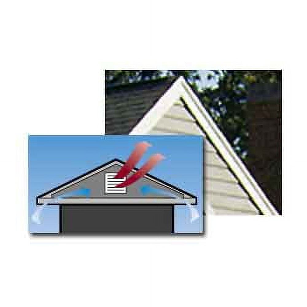 Air Vent Roof Mount Attic Vent with Humidistat/Thermostat