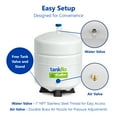 thumbnail image 5 of RO Expansion Tank 4 Gallon – NSF Certified – Compact Reverse Osmosis Water Storage Pressure Tank by tankRO – with FREE Tank Ball Valve, 5 of 7