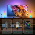 thumbnail image 4 of GUPUP RGB LED Light Bars, Music Sync TV Backlight with USB Powered , APP And Remote Control Color Changing Desktop Gaming Lights for Bedroom,2pack, 4 of 6