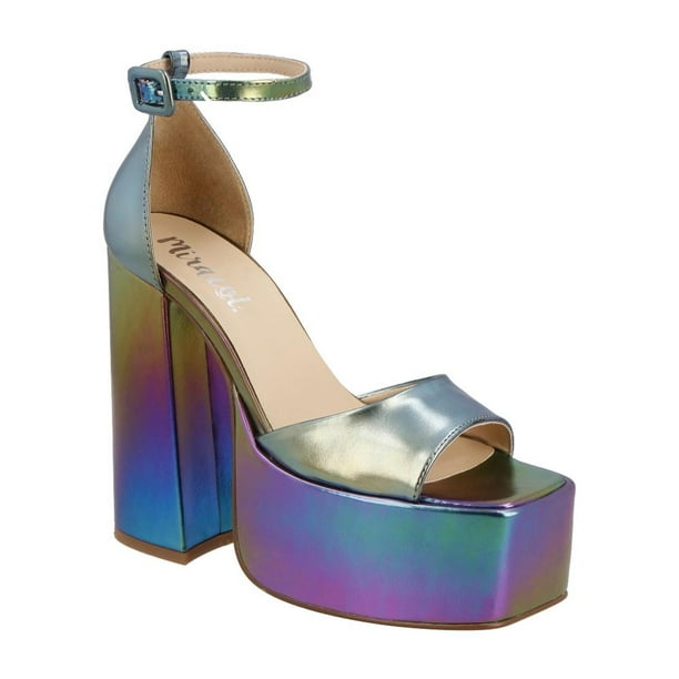 Zapatilla Mujer Miracol by Mama Lola Tacon Ancho Plataforma multicolor 26
