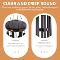 thumbnail image 5 of FRCOLOR Delicate Wind Chime Memorial  Sympathy Gift Metal Wind-bell Decor Memory Supply, 5 of 8