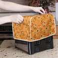 thumbnail image 3 of ZUXONGSY Autumn Pumpkin Toast Cover 2 Slice Bread Machine Cover Toaster Oven Covers Wide Slot Small Appliance Toaster Dust Cover Machine Washable Bread Maker Cover for Thanksgiving, 3 of 7