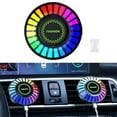 thumbnail image 2 of 3D RGB Voice Control Car Atmosphere Light with Music Sync Air Aromatherapy Round for Enhanced Interior, 2 of 7