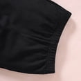 thumbnail image 4 of TOWED22 Girls Summer Outfits Casual Clothes Set Sweet Floral Ruffle Hem Tee Flared Pants Black,4-5 Y, 4 of 6
