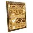 thumbnail image 1 of Framed The Chicken Coop 9"x12" Metal Sign, Wall Decor for Beach House or Coastal Home, Hand-Crafted from reclaimed materials, 1 of 3