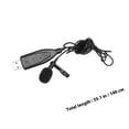 thumbnail image 2 of unbranded Micrófono USB Portátil Negro Con Aislamiento De Cable Cobre Para Voz Clara En Computadora, 2 of 6