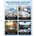 thumbnail image 5 of Ultra Link Pocket WiFi Satellite Internet Free in Your Porter Unlimited High Speed Smart Router Mobile Hotspot for International Travel up to 10 Devices, 5 of 8
