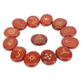 thumbnail image 1 of 13Pcs Rune Jadestone Yoga Meditation Stone Set, 1 of 8